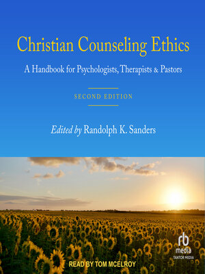 cover image of Christian Counseling Ethics